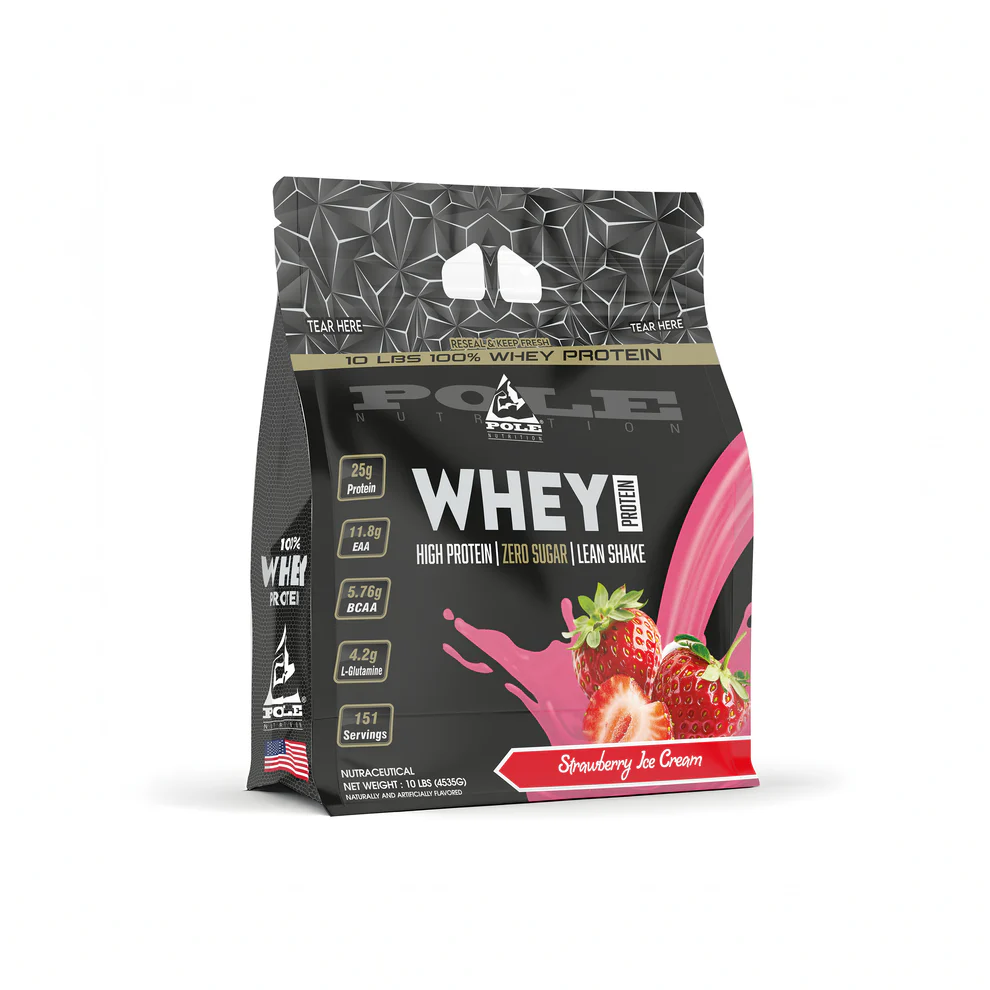10 LBS POLE Nutrition 100% Whey Protein - Image 12