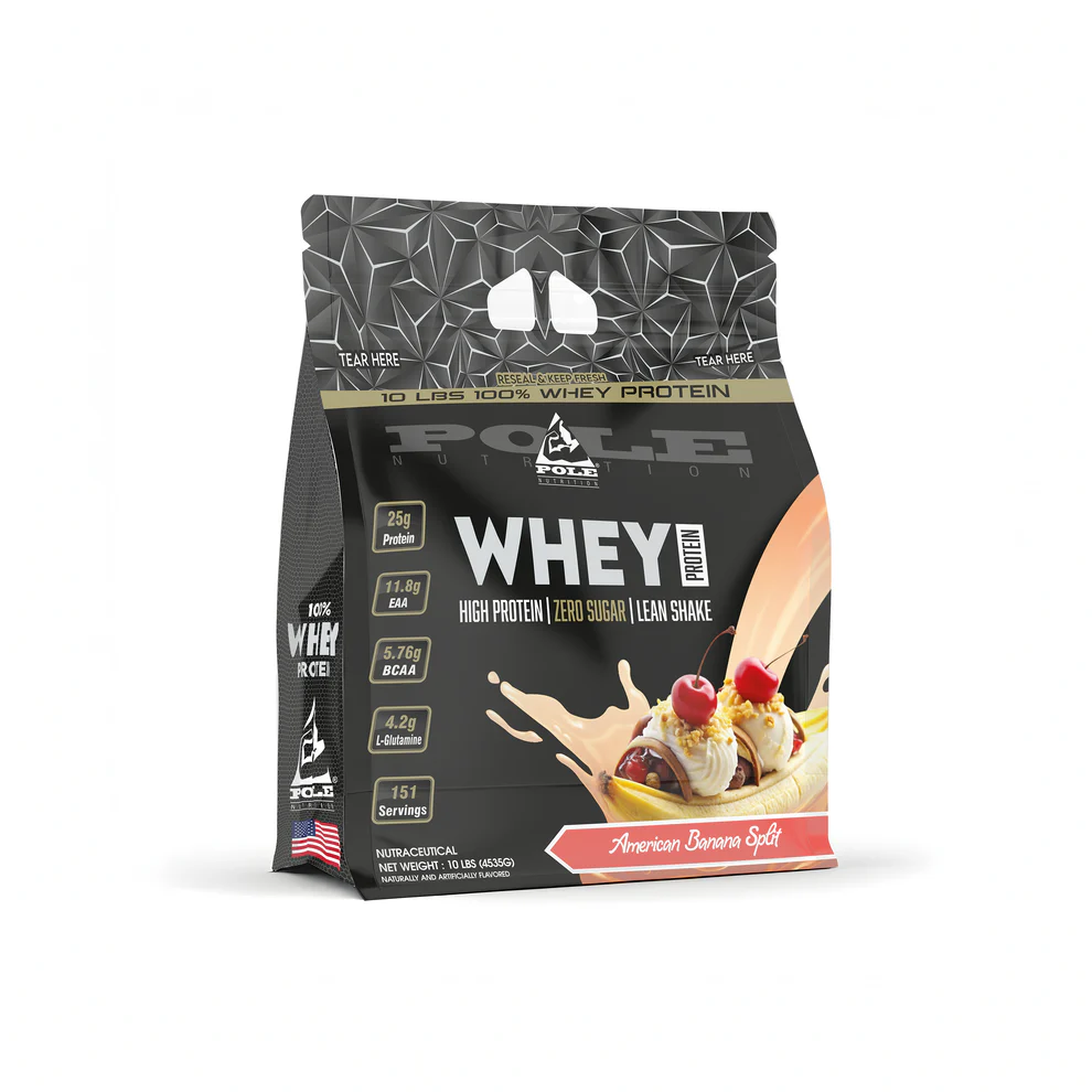 10 LBS POLE Nutrition 100% Whey Protein - Image 3