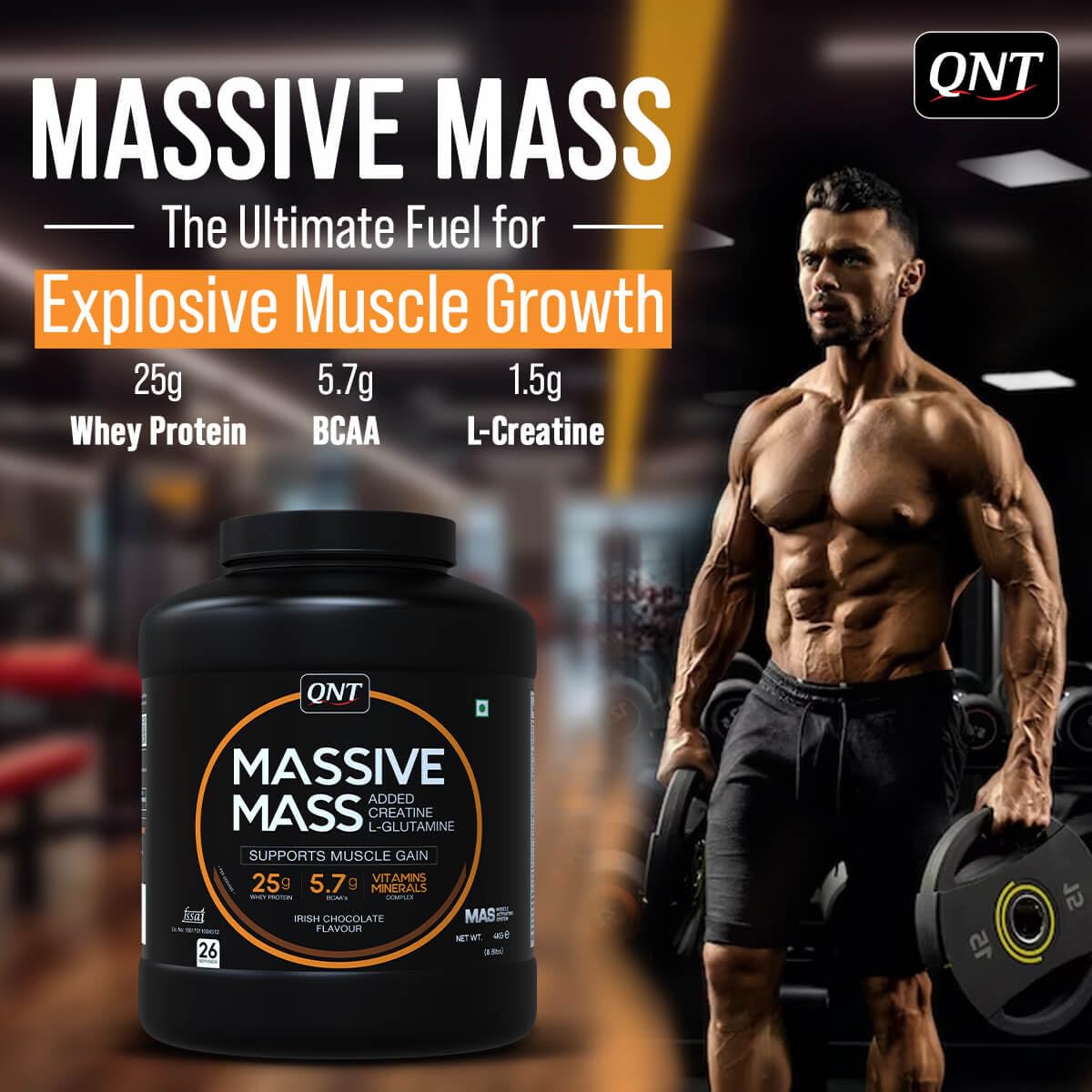 MASSIVE MASS | MUSCLE MASS GAINER - Image 5