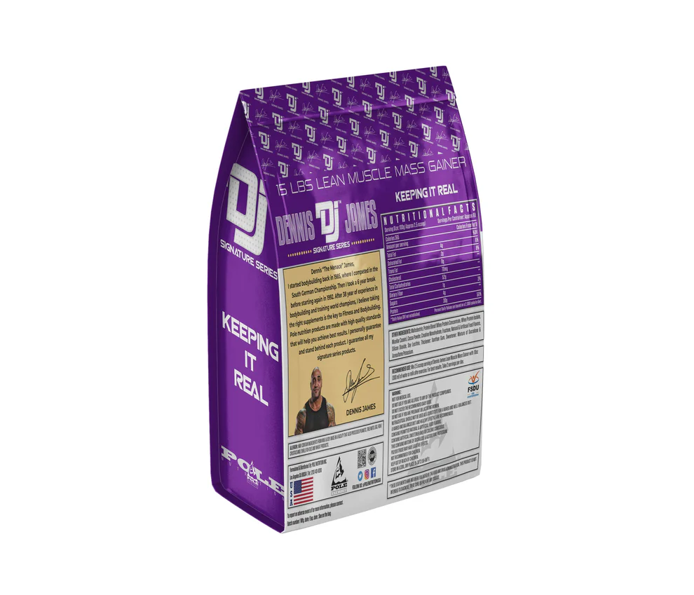 Dennis James Signature Series Lean Muscle Mass Gainer, 15Lbs - Image 2