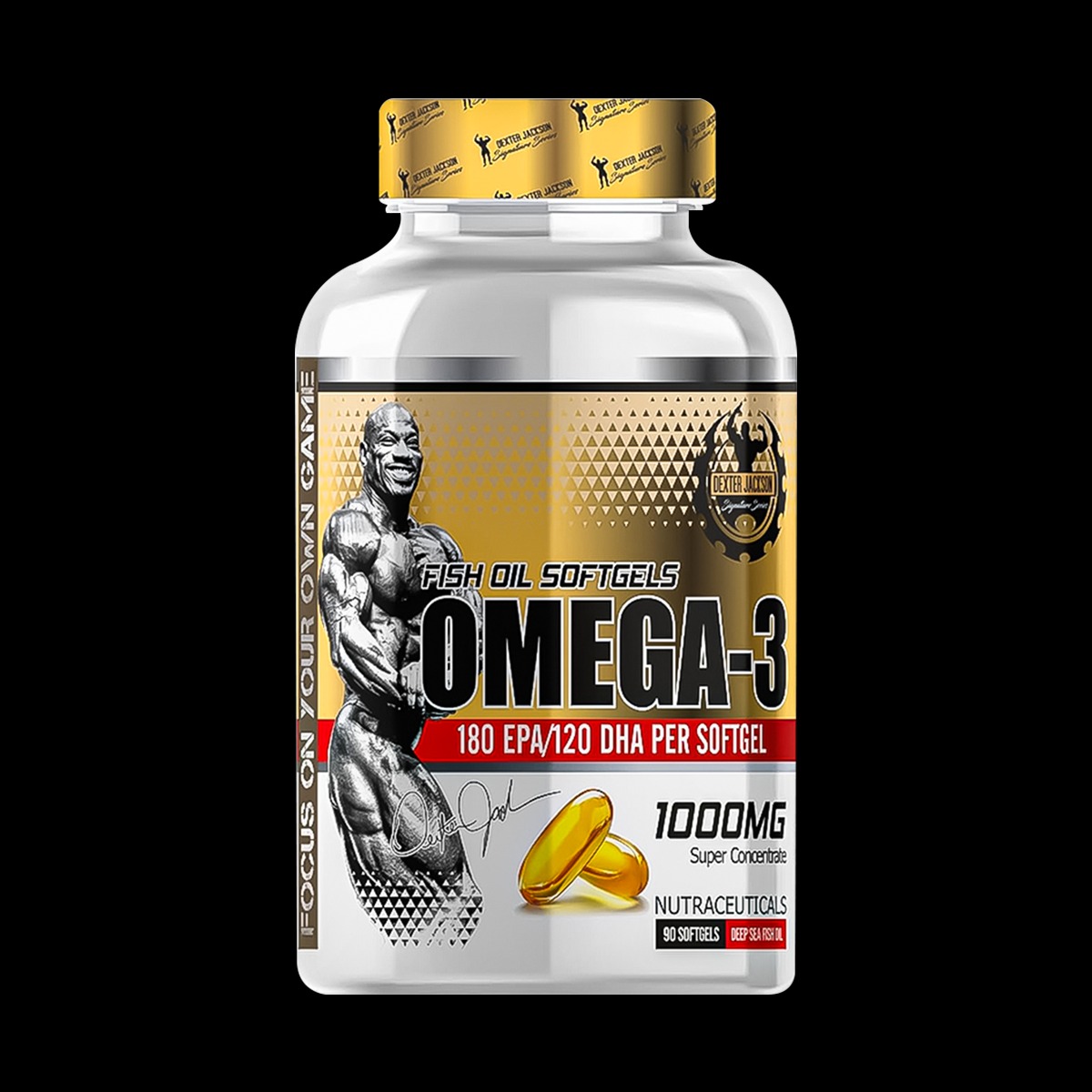 Dexter Jackson Fish Oil Softgels Omega-3 90 Softgels